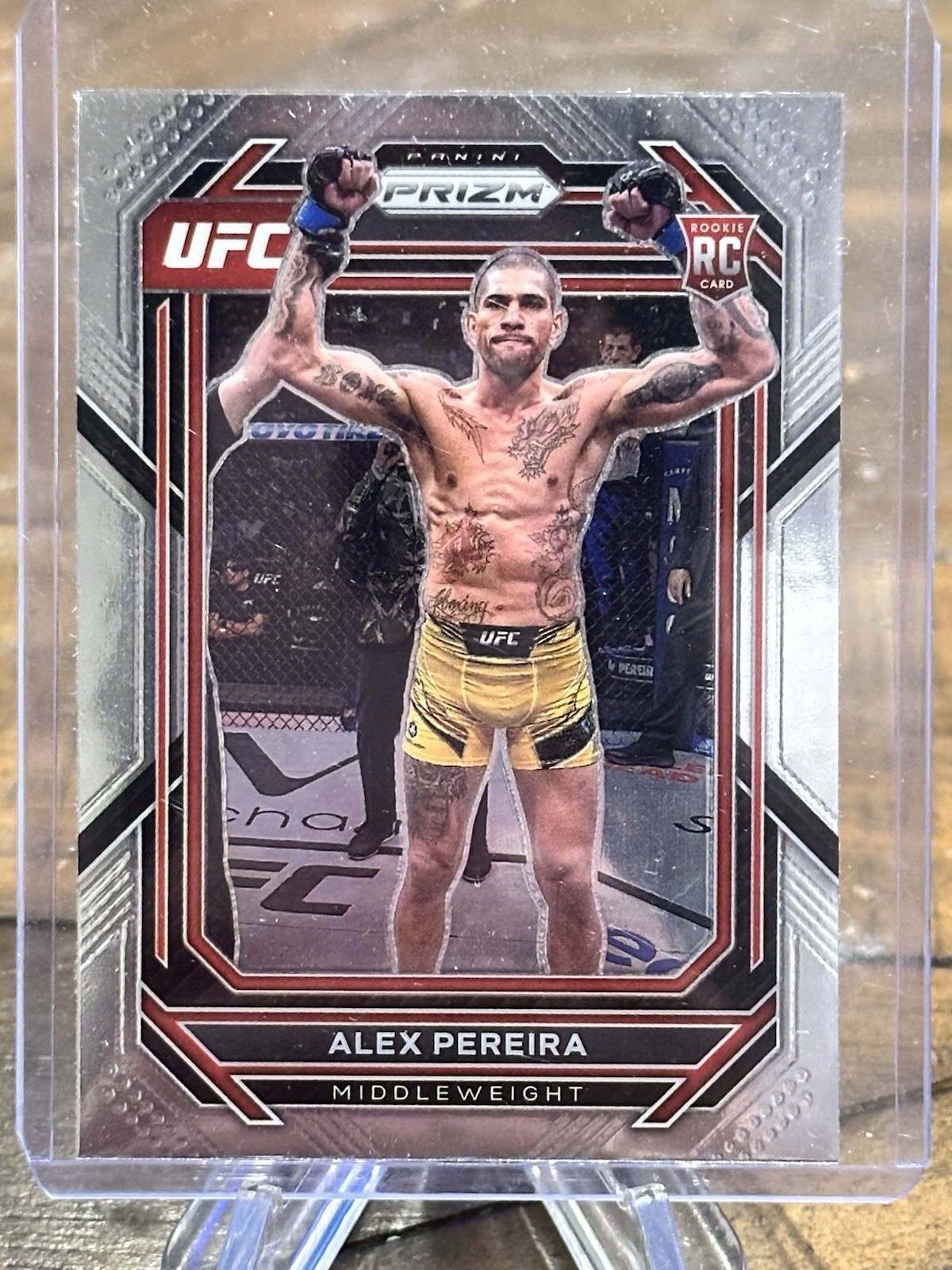 2023 Panini Prizm UFC - Alex Pereira #111 Silver Prizm (RC)
