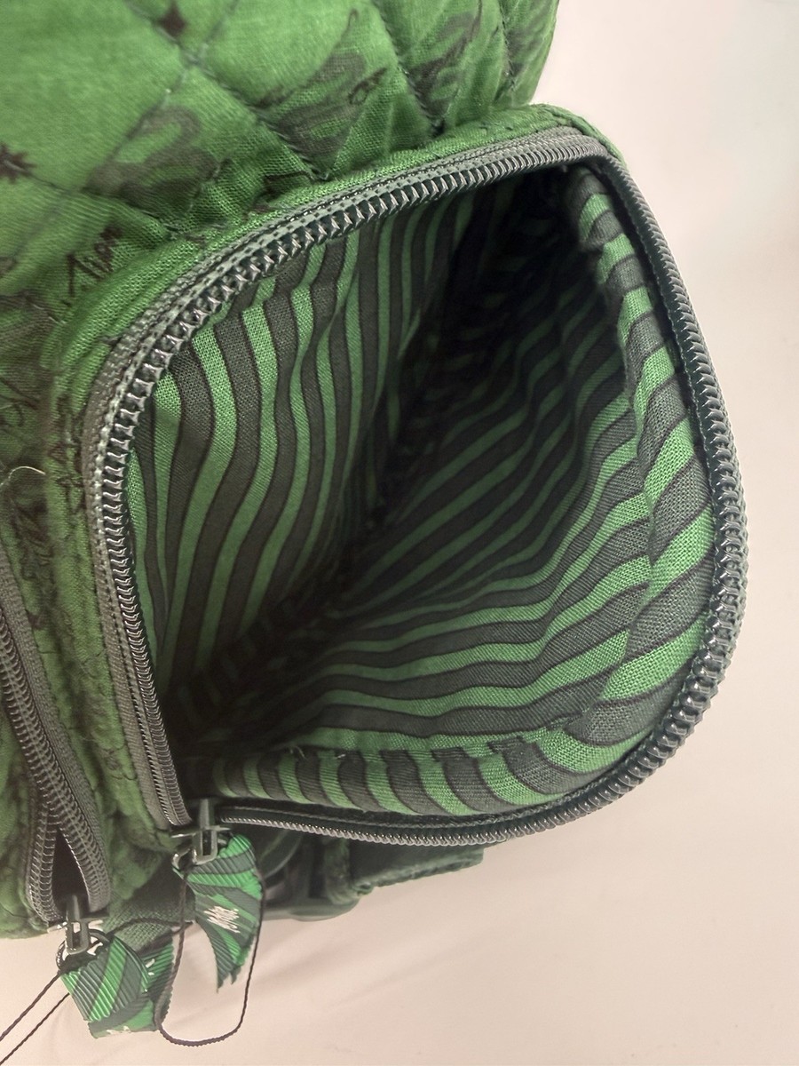 Harry Potter Slytherin Quilted Sling Backpack Green Crossbody Bag NWOT Harry Potter x Vera Bradley Quilted Mini Sling Backpack  main image 2