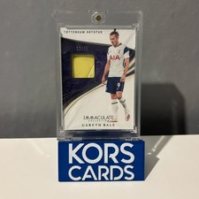 Tottenham Spurs GARETH BALE MATCH WORN BOOT PATCH 32/75 - 2020 PANINI IMMACULATE