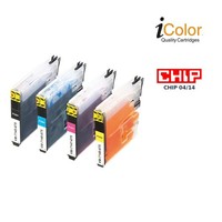 Icolor Colorpack FüR Brother (Ersetzt LC985), Bk/C/M/Y