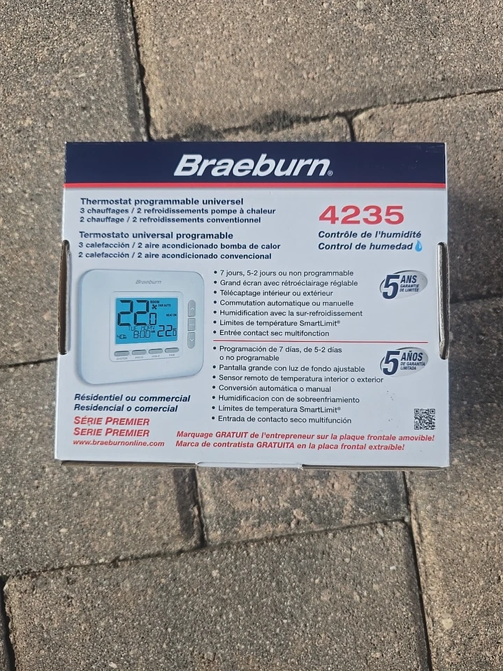 Braeburn 4235 универсальный программируемый термостат - Изображение 2 из 2