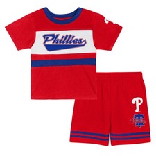 Youth Red Philadelphia Phillies Bonus Balls T-Shirt  Shorts Set