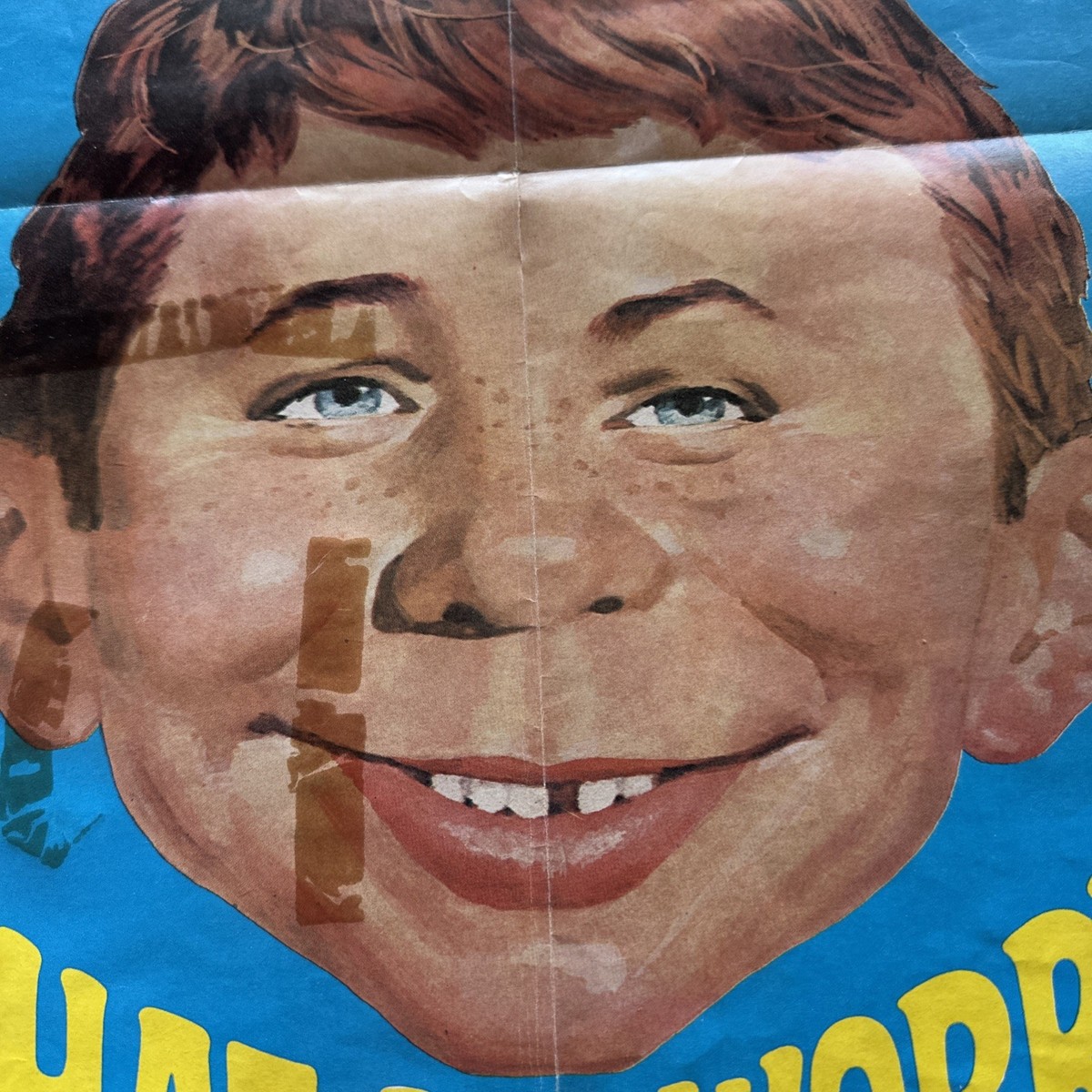 Mad Magazine Vintage Poster Dead Mad Magazine Alfred E.Neuman from