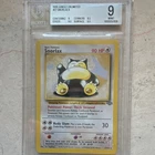 Pokemon 1999 Snorlax Jungle Holo Rare Unlimited 27/64 English BGS 9
