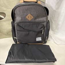 Eddie Bauer Places  Spaces Bridgeport Diaper Bag Backpack First Adventure Gray