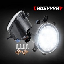 Pair Led Fog Lights Bumper Driving Lamps Bulb For Toyota Tacoma 2012-2020
