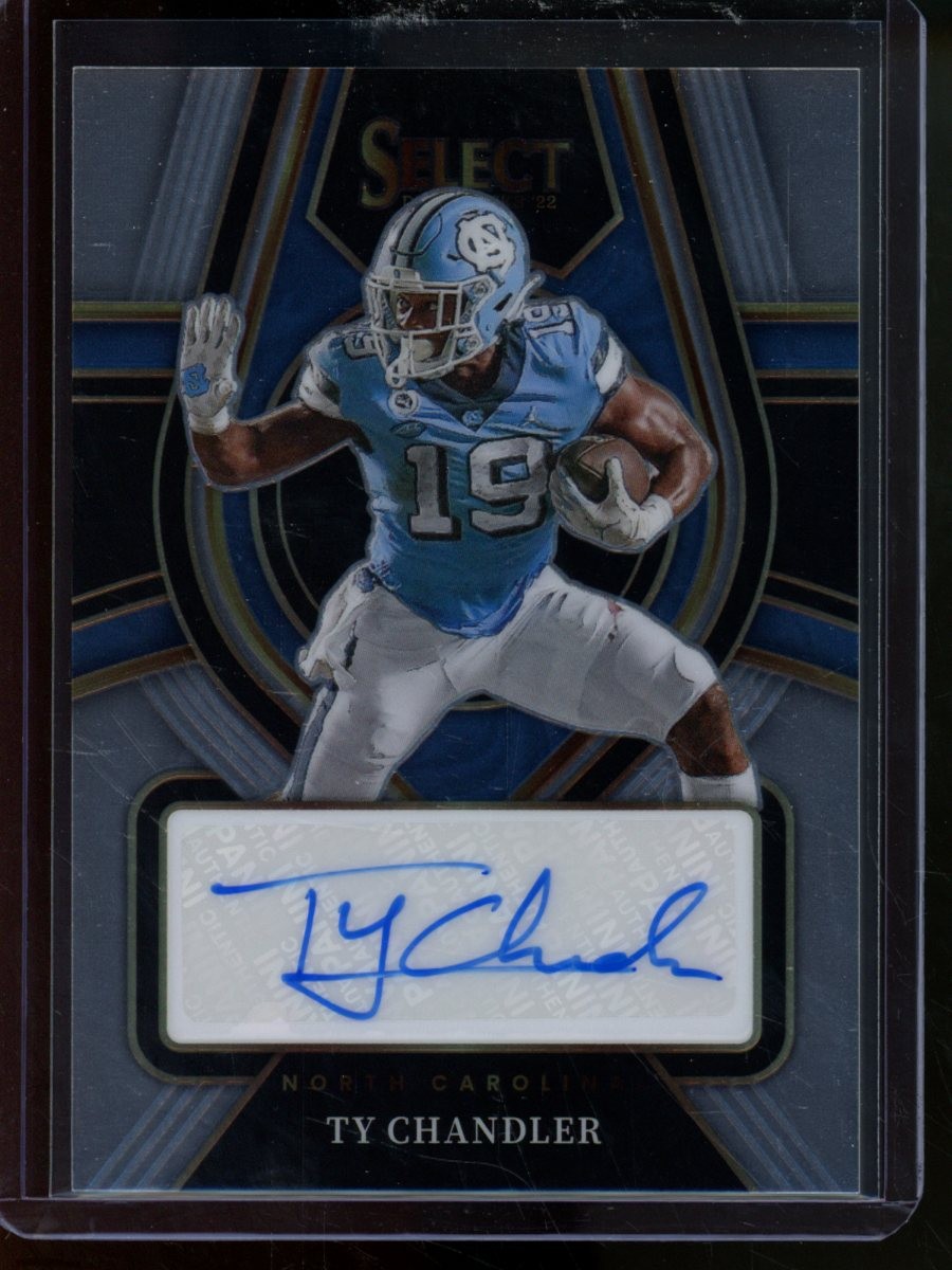 Ty Chandler Panini Select Draft Picks Rookie Signatures #RSTCH Base