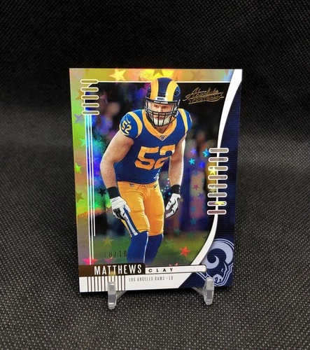 2019 Panini Absolute Football Gold Stars Clay Matthews #89