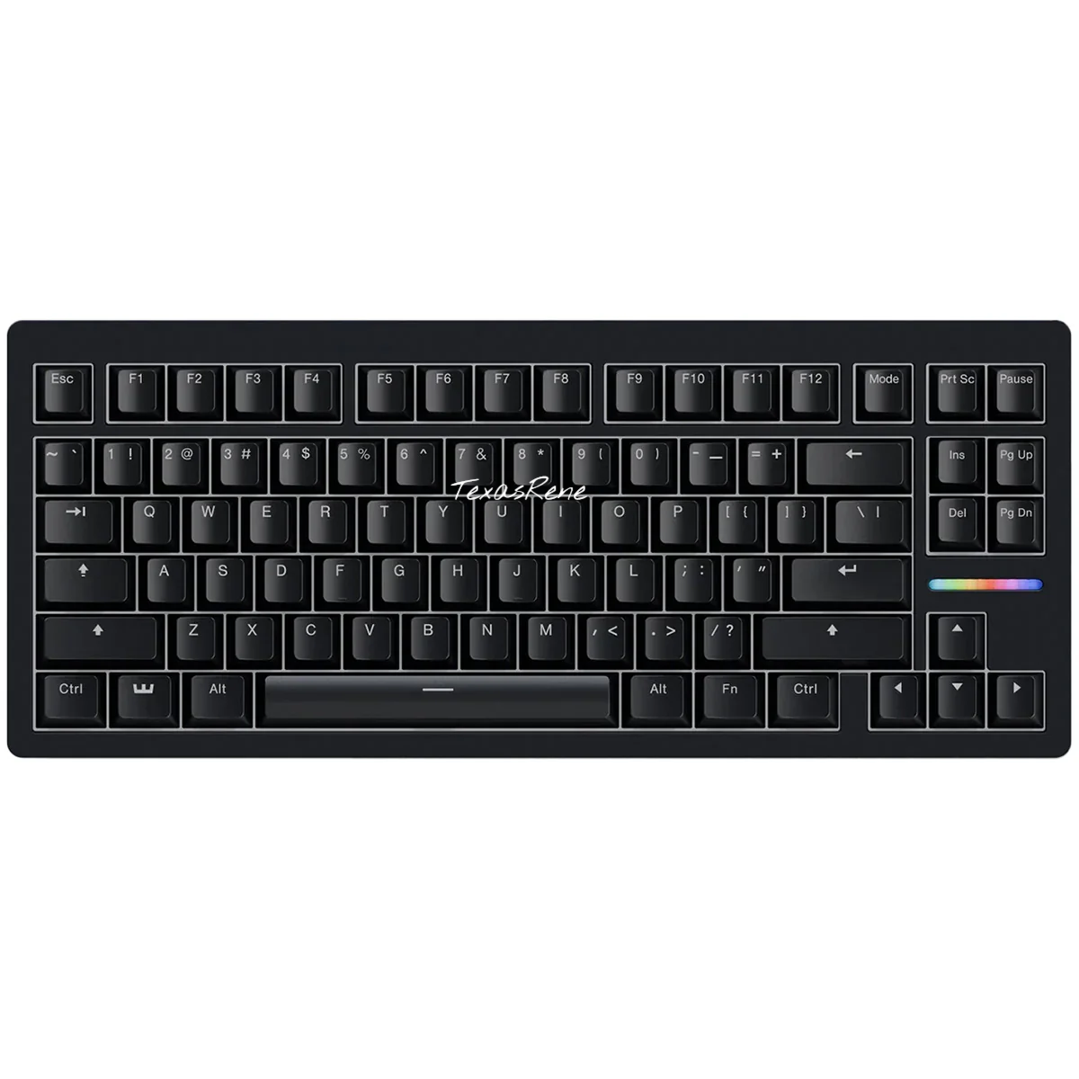 Wooting 80HE ANSI Black PCR Plastic Gaming Keyboard | eBay