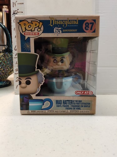 Funko POP! Ride: Mad Hatter in Teacup # 87 Disneyland 65th Target Exclusive NIB