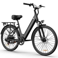 URLIFE 26-Zoll-Elektrofahrrad für Erwachsene Pendler-E-Bike 48V 7-Speed 25 km/h