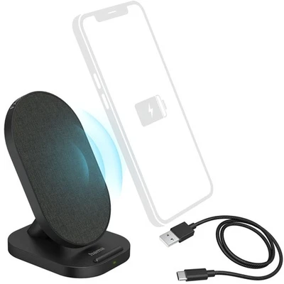 Hama QI Wireless Charger Ladegerät Kabellos für Apple iPhone 17 16 16e 15 14 13 - Bild 1 von 4