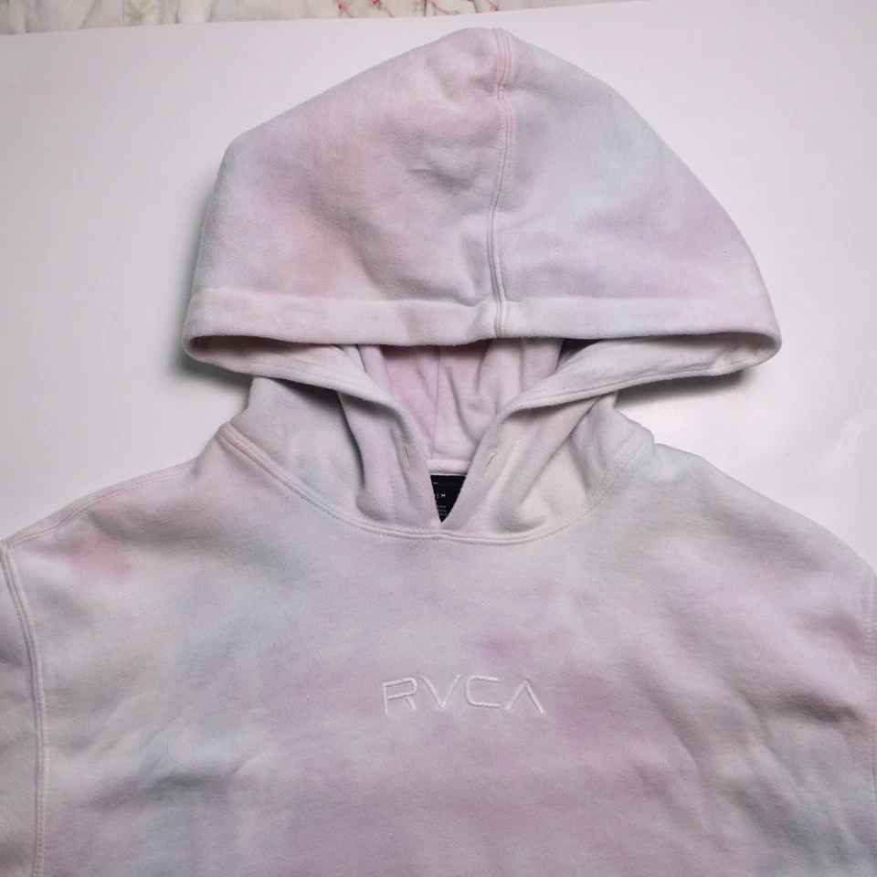 Sudadera con capucha RVCA para hombre Tonally Tie Dye talla mediana con bolsillo Foto 3 de 4