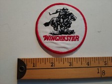 80S RARE WINCHESTER FIREARM GUN RIFLE SPORTSMAN PATCH CREST