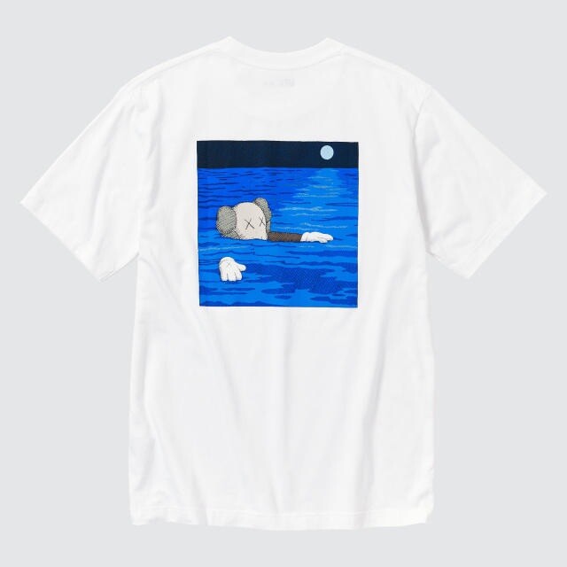 ★23AW★KAWS UT Graphic Tee Uniqlo UT x Kaws Short Sleeve Graphic T-Shirt 2023 White