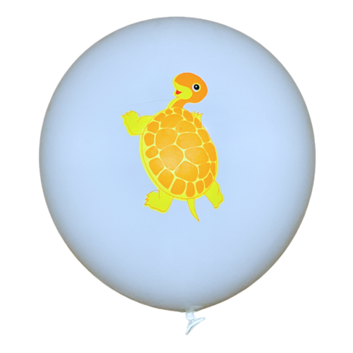 12 Turtle Birthday Party Balloons, Baby Shower Reptile Theme 12" - Picture 1 of 1