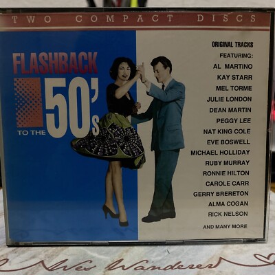 Flashback To The 50's - 2 CD Bundle - 50 Songs Album - 2 Discs - Bargain 1950s
