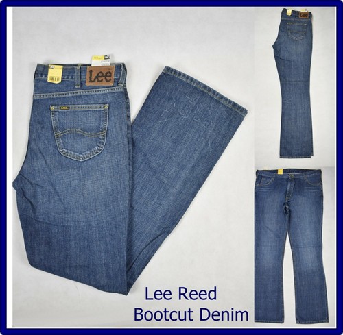 Jeans Lee da uomo pantaloni denim a zampa elefante svasati bootcut dritti  w40 54 | eBay