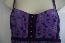 UK SIZE 14 PURPLE/LILAC SLEEVELESS CAMI BLOUSE TUNIC HI BY HENRY HOLLAND rrp £22