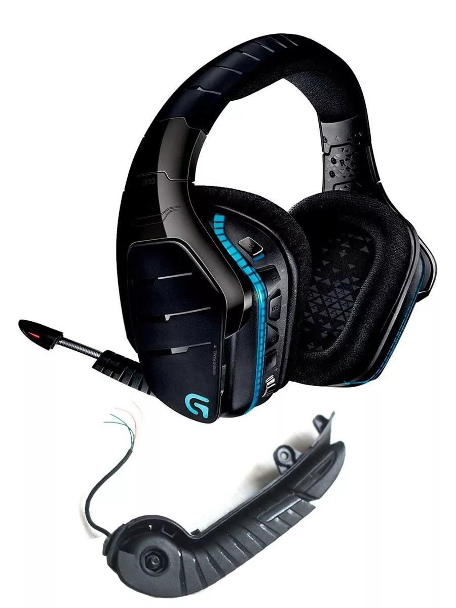 Piezas de reparación platic originales de la bisagra de Logitech g935  G635Reemplazo plástico de LA BISAGRA DE LAS auriculares del juego de  Logitech g933 G633