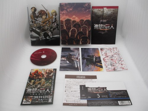 Attack on Titan vol.1-9 Limited Edition Blu-ray Disc Japan BD Shingeki no Kyojin - Picture 7 of 12