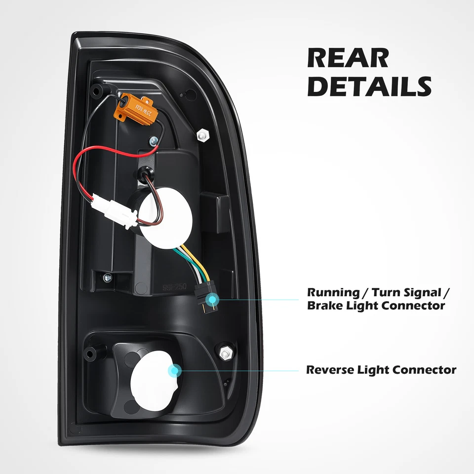 For 1997-2003 Ford F150 1999-2007 F250 F350 F450 Superduty LED Tail Lights Lamps - Image 3 of 4
