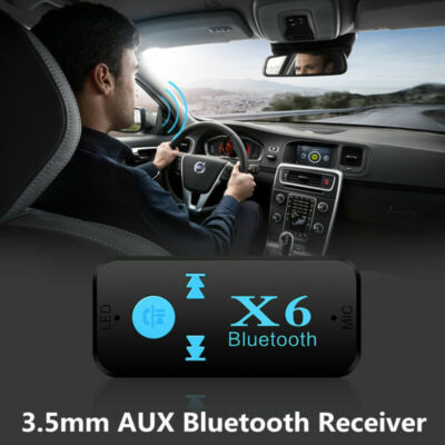 12V Wireless Bluetooth 3.5mm AUX Audio Stereo Music Car Receiver Adapter Mic USB