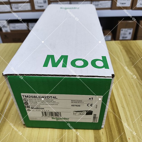 New In Box Schneider TM258LD42DT4L Ethernet Controller Free Shipping - Afbeelding 4 van 6