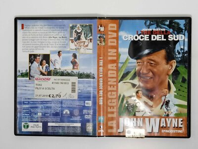 dvd John Wayne I tre della croce del Sud De Agostini Editore 2008