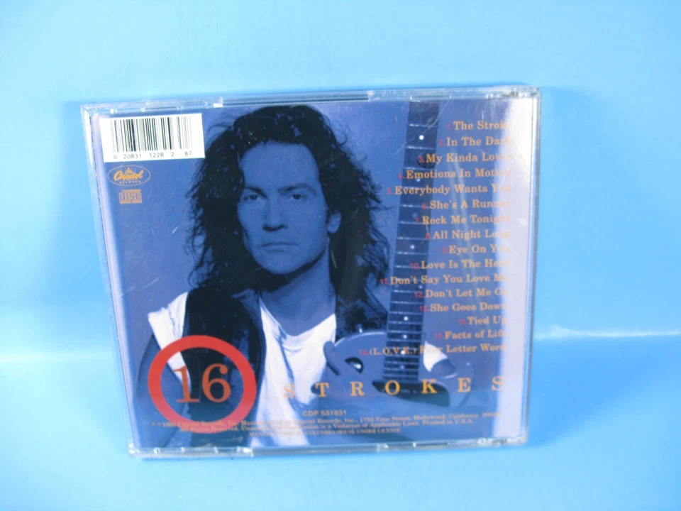 16 STROKES THE BEST OF BILLY SQUIER Billy Squier (CD, 1995, Capitol) Foto 3 de 4