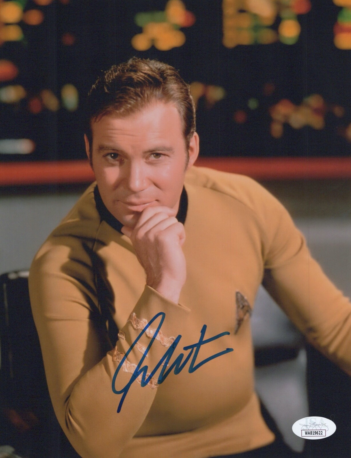WILLIAM SHATNER Signed STAR TREK CAPTAIN KIRK 8x10 Photo Autograph JSA COA CERT
