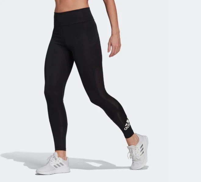 Adidas DESIGNED 2 MOVE BIG LOGO SPORT TIGHTS GL4028 Black XS,S NWT