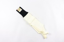 NOS Vintage 80s Nylon Stirrup Sport Athletic Tube Soccer Socks White Black USA