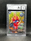 ALLEN IVERSON signed auto 1997-98 METAL UNIVERSE CARD #20 w/ COA BECKETT AUTO 10