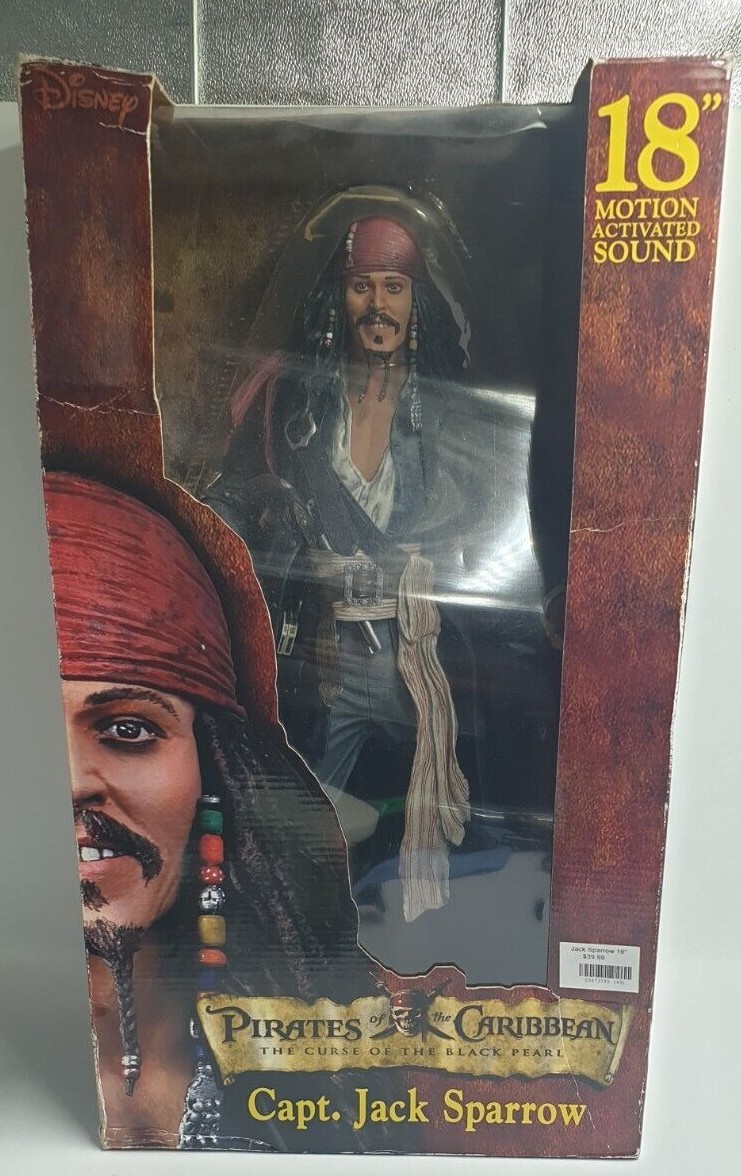 Disney Johnny Depp 'Captain Jack Sparrow' Motion Activated Sound