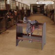 Saddle Rack w/ Shelf Ideal Saddle Stand for Horse Gear and Horse Tack Organizers