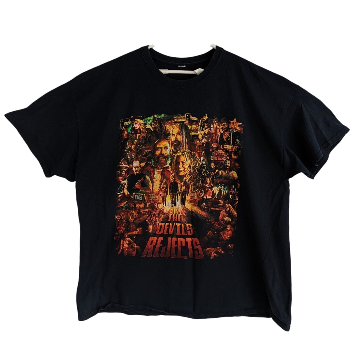 \" THE DEVIL'S REJECTS \" ホラー ムービー Tシャツ The Devil's Rejects Rob Zombie Horror Movie Black Graphic T