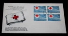 CANADA 1952 RED CROSS ISSUE IN B/4  ON UEL FIRST DAY COVER