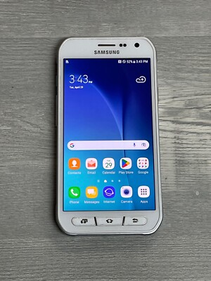 Original Samsung Galaxy S6 ACTIVE AT&T SM-G890A G890 32GB Smartphone GOOD White