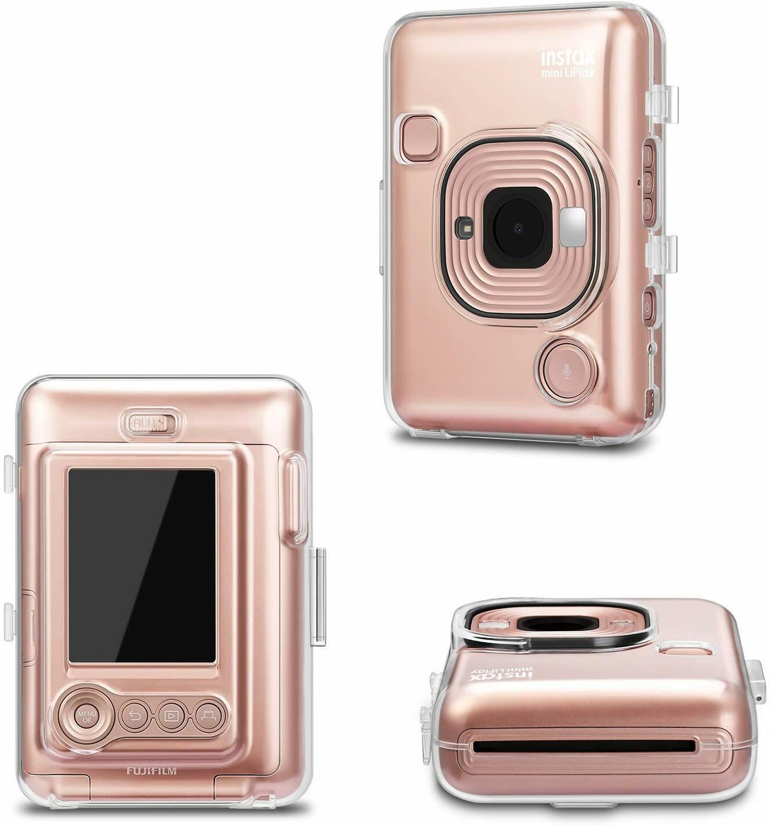 Clear Case Hard PVC Cover for Fujifilm Instax Mini Liplay Hybrid