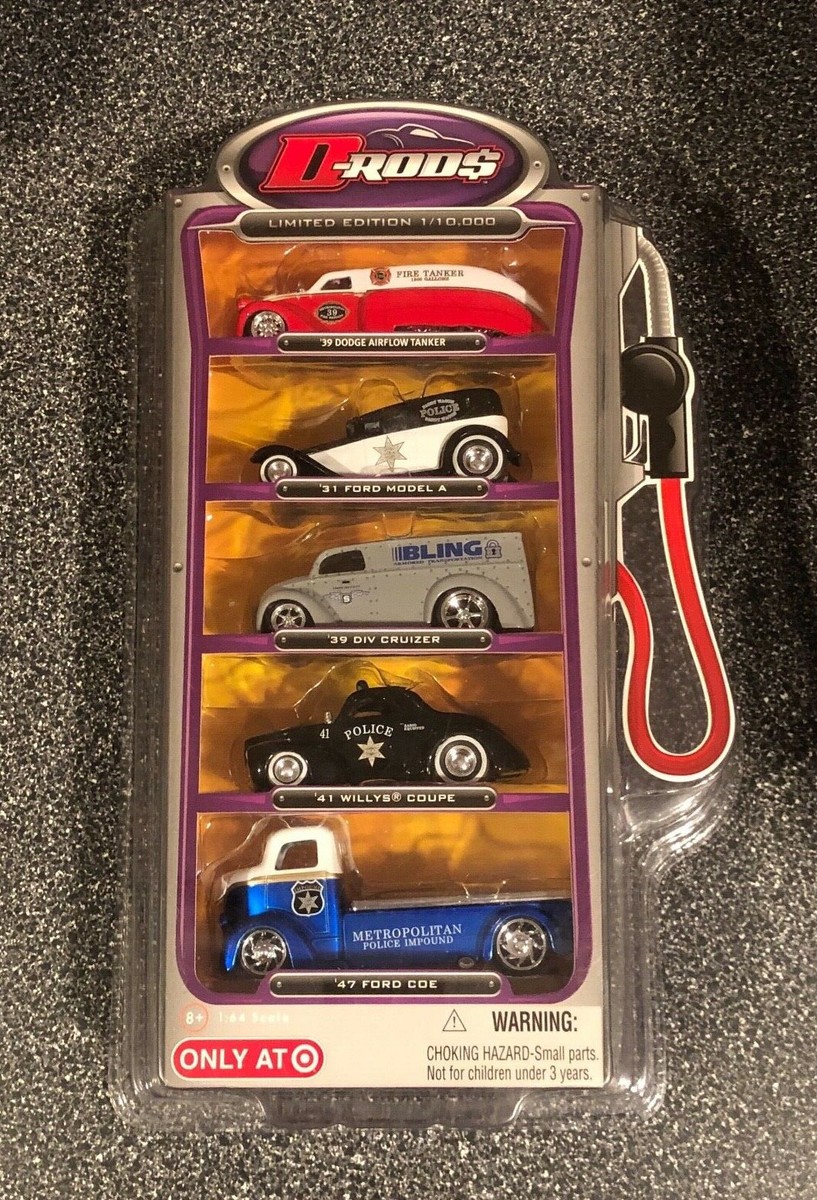 ★レア JADA TOYS  D-RODS 限定5台セット COEなど★ D-Rods 5 Pack Limited Edition to 10,000 1/64 Jada Toys Die