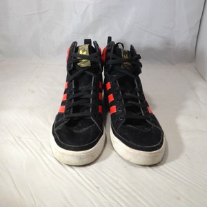 adidas high tops black and red
