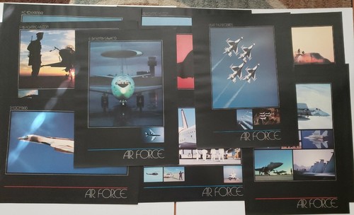 The Us Air Force Lithograph Series #35 Complete Open set "A" - 第 1/24 張圖片