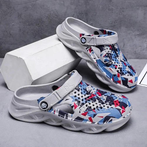 Mens Slip on Garden Mules Clogs Shoes Sports Sandals Beach Swim Slippers Shoes - Picture 27 of 27