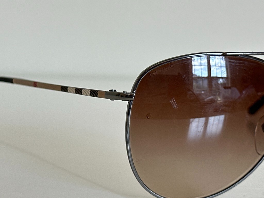 Burberry B 3072 1003/13 Aviator Gunmetal Brown Nova  display picture 2