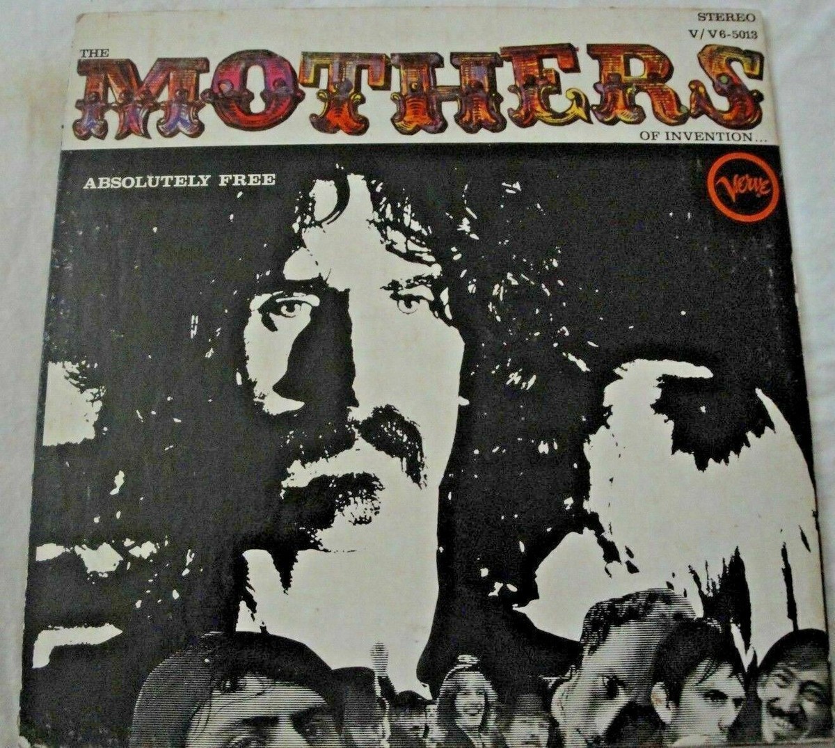 FRANK ZAPPA THE MOTHERS OF INVENTION ABSOLUTELY FREE VINYL LP