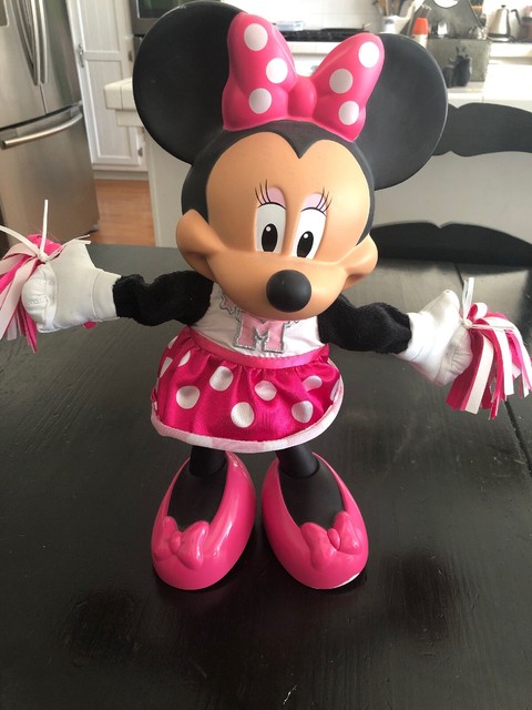 minnie mouse cheerleader toy