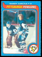1979-80 OPC O PEE CHEE NHL 124 RANDY CARLYLE NM PITTSBURGH PENGUINS MAPLE LEAFS