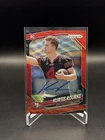 KURTIS ROURKE 2025-26 PANINI PRIZM ROOKIE RED WAVE FOTL RC AUTO /149