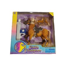 1990s KID KORE "FRENCH TROTTER" Stable Champions Horse  Foals Collectible Set